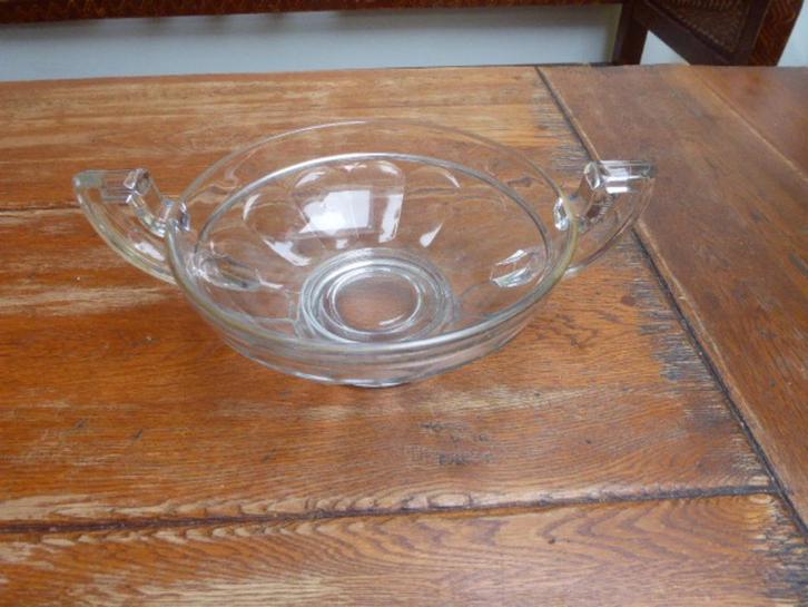 Art deco persglazen coupe noemie, Luxval Val Saint lambert, Antiek en Kunst, Antiek | Glas en Kristal, Ophalen of Verzenden