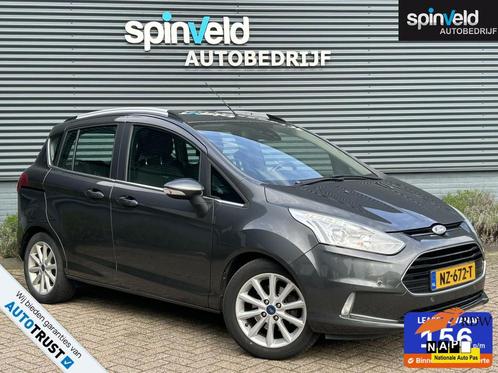 Ford B-Max 1.0 EcoBoost Titanium BJ'17 NAP NL DEALER OND. NA, Auto's, Ford, Bedrijf, B-Max, ABS, Airbags, Airconditioning, Alarm