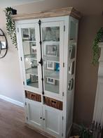Te koop landelijke vitrine kast van Ans woon shop, Ophalen, Zo goed als nieuw, 25 tot 50 cm