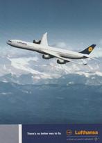 Lufthansa Airbus A340-600 ansichtkaart (airline issue), Ophalen of Verzenden, Nieuw, Kaart, Foto of Prent