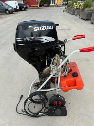Suzuki 9,9pk elektrische start, afstandbediening beschikbaar voor biedingen
