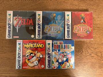 GBC 5x Top Spellen CIB (o.a. Zelda) beschikbaar voor biedingen