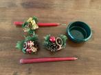 Kerst decoratie + stenen bakje, Ophalen of Verzenden, Zo goed als nieuw