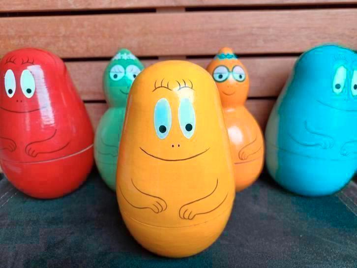 Barbapapa barbapappa babuschka at & kodansha, Verzamelen, Poppetjes en Figuurtjes, Zo goed als nieuw, Ophalen of Verzenden
