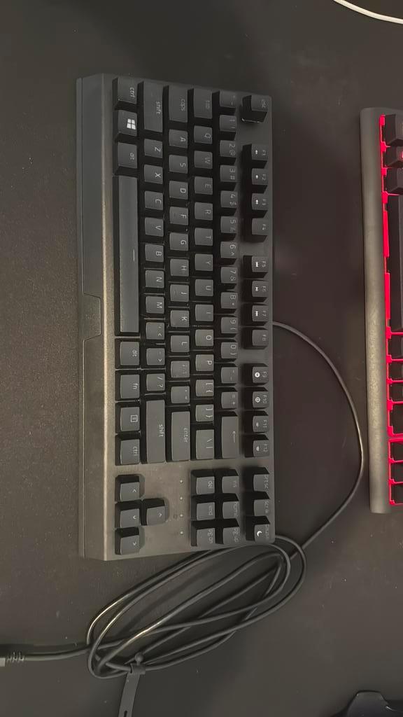 Razer Blackwidow V3 Tenkeyless - Green Switch, Computers en Software, Toetsenborden, Zo goed als nieuw, Qwerty, Bedraad, Gaming toetsenbord