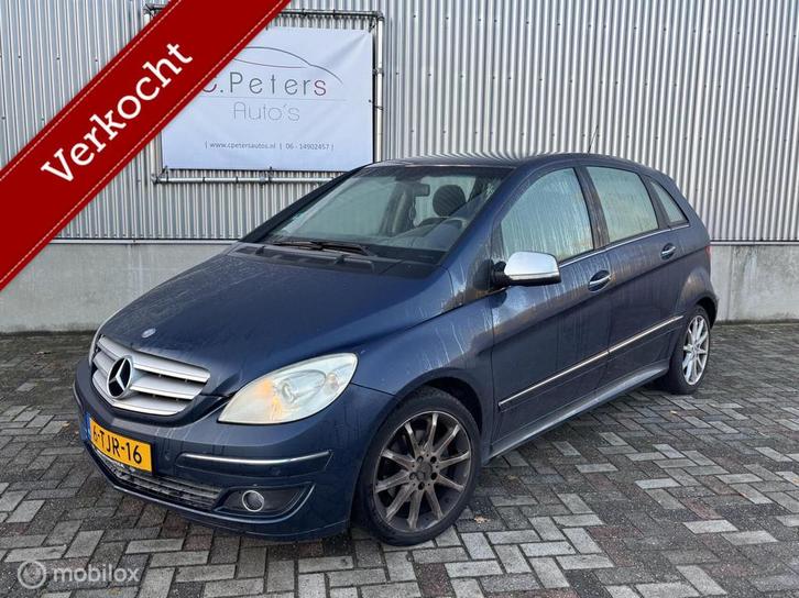 Mercedes B-klasse VERKOCHT 200 Turbo 2005 Automaat / KETTING, Auto's, Mercedes-Benz, Bedrijf, B-Klasse, ABS, Airbags, Airconditioning