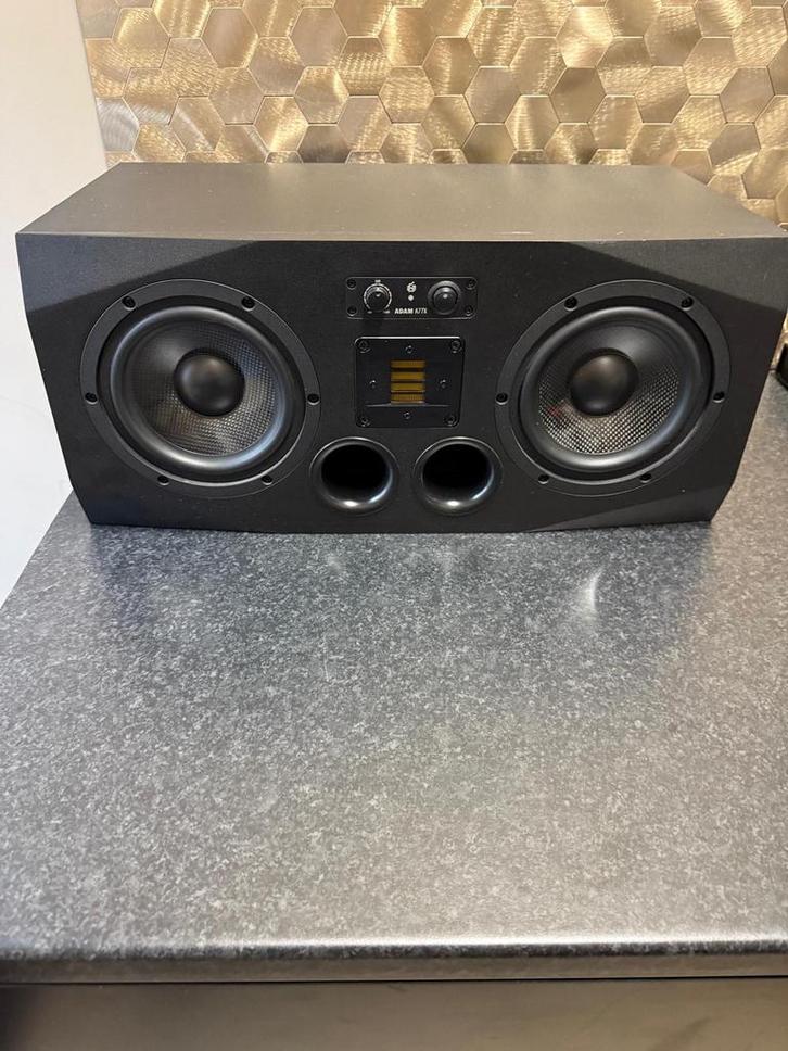 2 x Adam A77X Studio Monitor - Topstaat!, Audio, Tv en Foto, Luidsprekers, Zo goed als nieuw, Front, Rear of Stereo speakers, 120 watt of meer