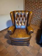 Chesterfield zetel/fauteuil, in zeer goede staat, Huis en Inrichting, Ophalen, Zo goed als nieuw, Chesterfield, Engelse Stijl.