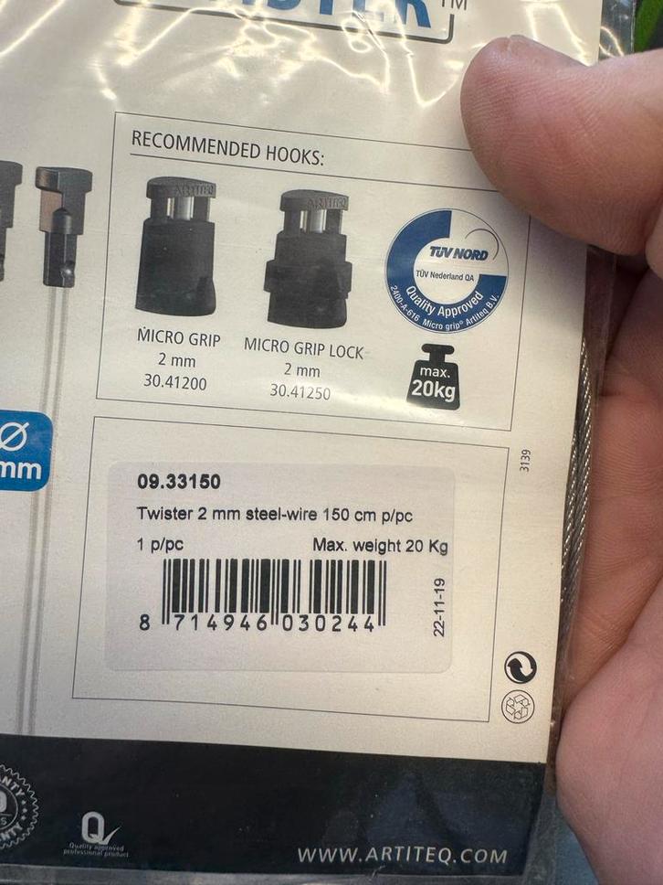 Artitec Ophangmaterialen Schilderij, Huis en Inrichting, Woonaccessoires | Schilderijen, Tekeningen en Foto's, Nieuw, Overige typen