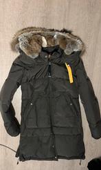 Lange parka Parajumpers met bontkraag, Bruin, Zo goed als nieuw, Maat 36 (S), Parajumpers