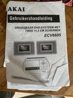 Draagbaar dvd systeem met 2 schermen, Overige merken, Dvd-speler, Ophalen of Verzenden, Zo goed als nieuw