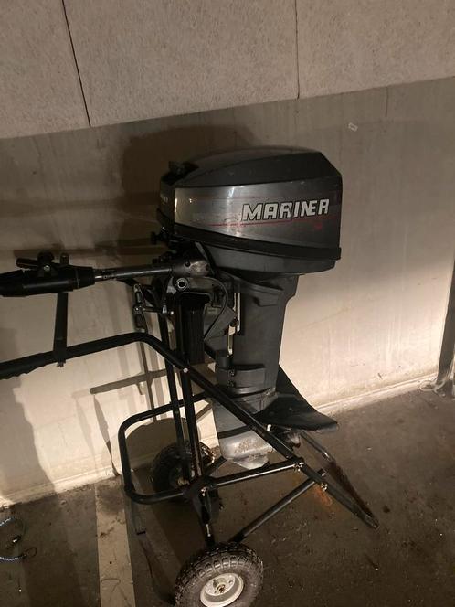Mariner 6 pk 2 takt met grotere carbs kortstaart, Watersport en Boten, Buiten- en Binnenboordmotoren, Zo goed als nieuw, Benzine