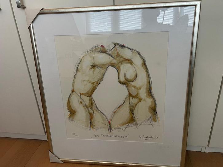Litho Kees Verkade, Antiek en Kunst, Kunst | Litho's en Zeefdrukken, Ophalen of Verzenden