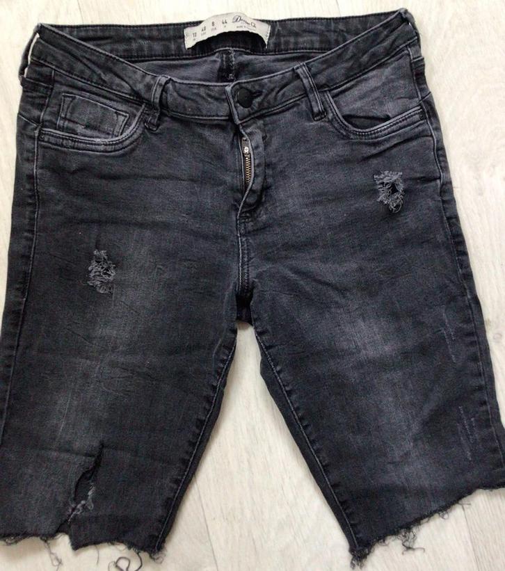 Zwarte spijkerbroek maat 40 Denim & Co, Kleding | Dames, Spijkerbroeken en Jeans, Zo goed als nieuw, W30 - W32 (confectie 38/40)