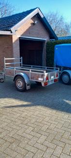 Aanhangwagen met oprijplaat., Ophalen, Gebruikt