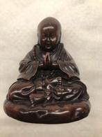 Boeddha Beeldje - Kind Monnik zeer gedetailleerd, Antiek en Kunst, Kunst | Beelden en Houtsnijwerken, Ophalen of Verzenden