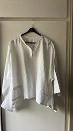 Hebbeding. Witte linnen blouse. Maat TU, 46 …….., Hebbeding, Ophalen of Verzenden, Zo goed als nieuw, Wit