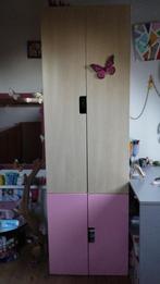 leuke kast voor op slaapkamer van meisje - roze/ wit/ beuken, Huis en Inrichting, Kasten | Kledingkasten, Ophalen, 100 tot 150 cm