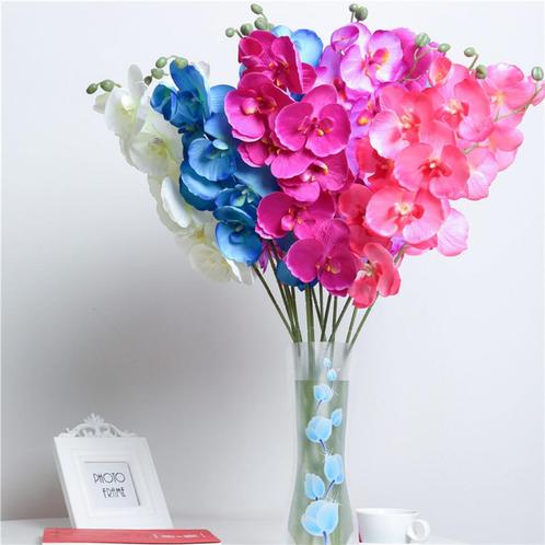 Kunst Orchidee Bloem / Tak Nep Sier Kunstplant Bloemen Plant, Huis en Inrichting, Woonaccessoires | Kunstplanten en Kunstbloemen