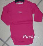 Maat 80 Donkerroze Name It romper NIEUW (7960), Nacht- of Onderkleding, Meisje, Nieuw, Ophalen of Verzenden