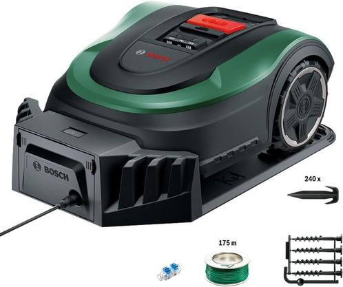 Bosch Indego M+ 700 Robotmaaier (met 18V accu & app-functie), Tuin en Terras, Robotmaaiers, Gebruikt, Minder dan 20 cm, Ophalen