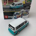 Bburago City 1:43 Ice Cream Shop with Volkswagen T6 Transpor, Nieuw, Overige merken, Ophalen of Verzenden, Auto