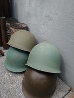Vier leger buitenhelmen, Verzamelen, Ophalen of Verzenden, Landmacht, Nederland