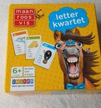 Letterkwartet Maan Roos Vis - Leerzaam en Leuk!, Een of twee spelers, Ophalen, Zo goed als nieuw, Zwijsen