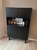 WOOOD Finca Buffetkast/Drankkast - Zwart, 1 jaar oud, Ophalen