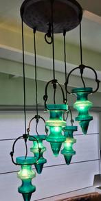 Nanny Still 'Stalactiet' hanglamp midcentury vintage, Huis en Inrichting, Lampen | Hanglampen, Verzenden, Glas, 75 cm of meer