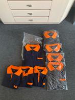 8 stuks Polo shirts marine/oranje KOOPJE, Kleding | Heren, Polo's, Ophalen of Verzenden, Nieuw, Overige maten, Blauw