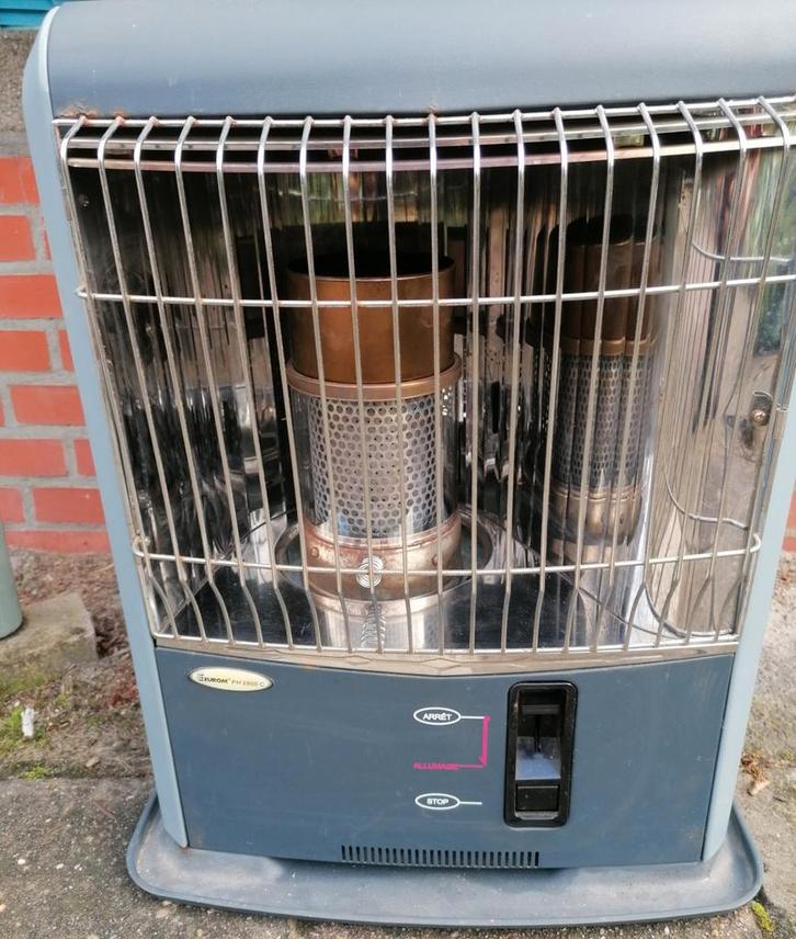 Eurom petroleum kachel enkel brander, Huis en Inrichting, Kachels, Petroleumkachel, Overige brandstoffen, Ophalen of Verzenden