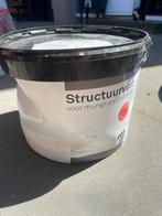 10 liter structuurverf, Ophalen, Zo goed als nieuw, Wit, Verf