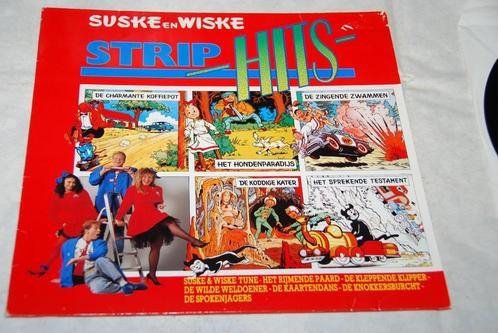 Suske en Wiske – Striphits LP Vinyl, Cd's en Dvd's, Vinyl | Kinderen en Jeugd, Gebruikt, Verhaal of Sprookje, Ophalen of Verzenden
