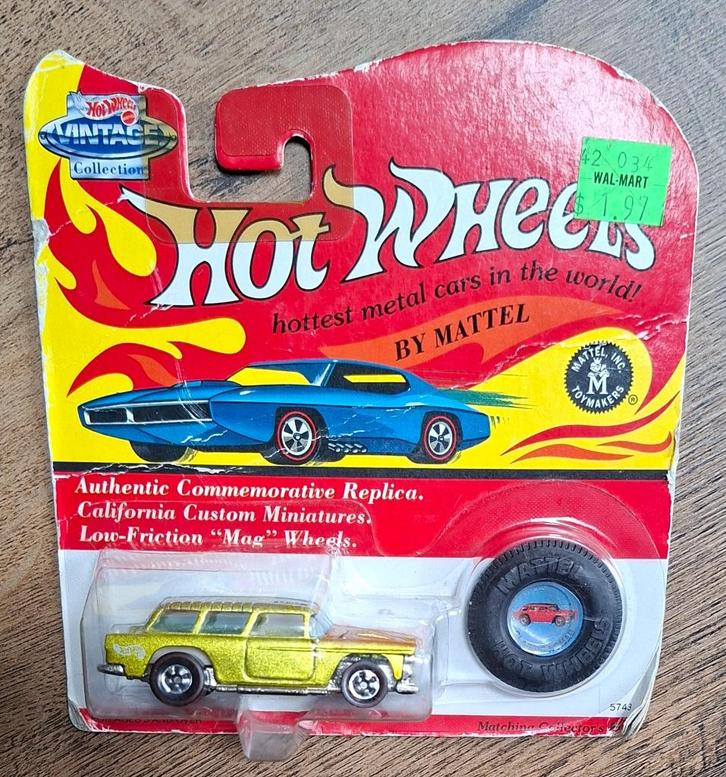 Hot Wheels Classic Nomad Vintage Collection (geel metallic), Hobby en Vrije tijd, Modelauto's | Overige schalen, Nieuw, Auto, Ophalen of Verzenden