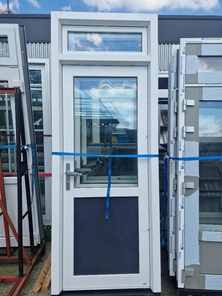 Deuren, Doe-het-zelf en Verbouw, Deuren en Horren, Nieuw, Buitendeur, 200 tot 215 cm, 80 tot 100 cm, Kunststof, Ophalen