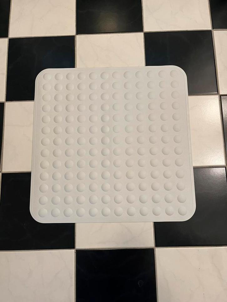 Antislip douchemat ca. 54 x 54 cm., Huis en Inrichting, Badkamer | Badtextiel en Accessoires, Nieuw, Badmat, Wit, Ophalen