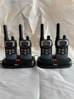 🔹 Complete set: 4x ALECTO FR60 portofoons incl. opladers 🔹, Gebruikt, 5 tot 15 km, Ophalen of Verzenden, Portofoon of Walkie-talkie