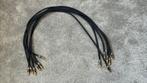 3x Set RCA - RCA RU Connected Kabels, Ophalen, Zo goed als nieuw, Minder dan 2 meter