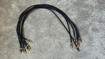 3x Set RCA - RCA RU Connected Kabels beschikbaar voor biedingen
