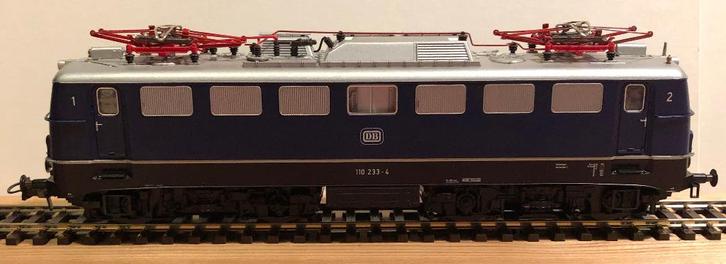 Roco E-lok Br110 233 van de DB (1), Hobby en Vrije tijd, Modeltreinen | H0, Gebruikt, Locomotief, Gelijkstroom, Roco, Analoog