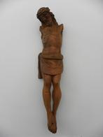 Antieke houten Corpus Christi torso 17e eeuw, Antiek en Kunst, Ophalen of Verzenden