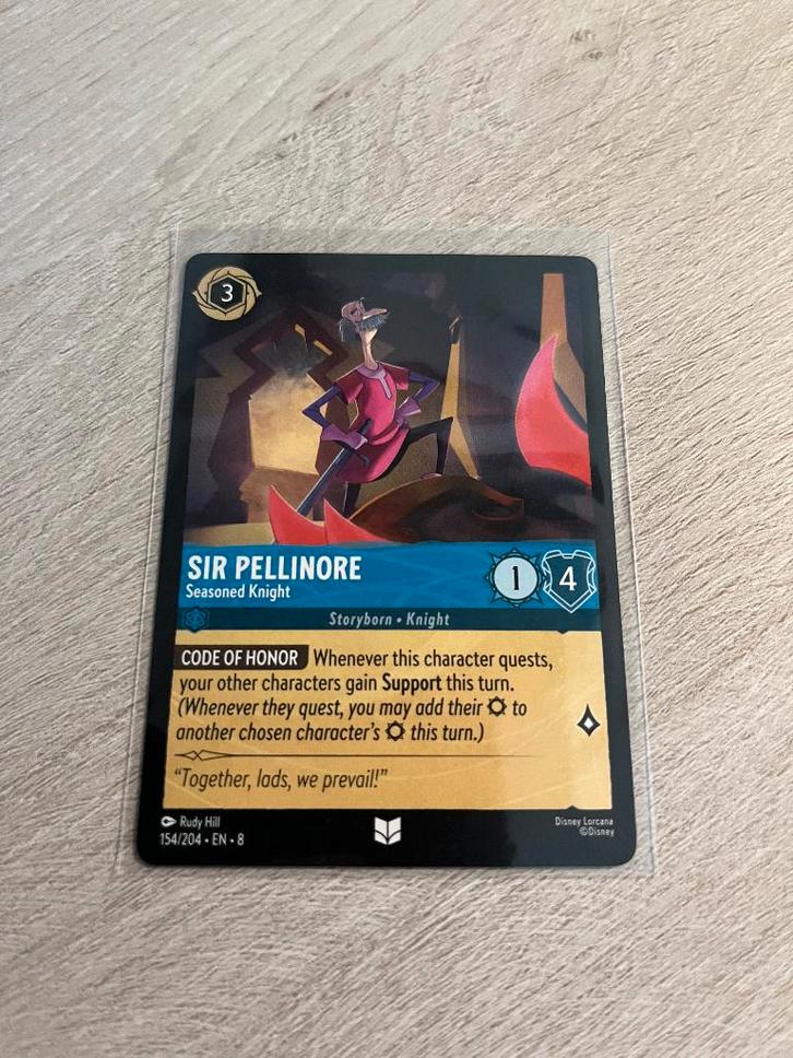 Sir Pellinore 154/204 | Reign of Jafar | Lorcana, Hobby en Vrije tijd, Verzamelkaartspellen | Overige, Nieuw, Losse kaart, Ophalen of Verzenden