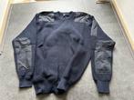 Trui parelvang donkerblauw marine maat 5 (M) 70% wol, Ophalen of Verzenden, Marine, Nederland, Kleding of Schoenen