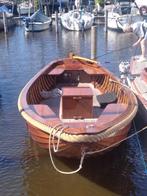 Unieke overnaadse mahonie houten Kroes Sloep 5.7 m, Watersport en Boten, Ophalen, 10 tot 30 pk, Gebruikt, Binnenboordmotor