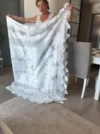 kantoenen kanten tafellaken, Huis en Inrichting, Keuken | Textiel, Ophalen of Verzenden, Gebruikt, Wit, Tafelkleed of Tafelzeil