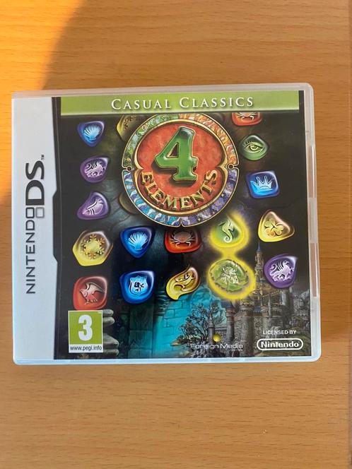 4 elements (DS), Spelcomputers en Games, Games | Nintendo DS, Zo goed als nieuw, 1 speler, Vanaf 3 jaar, Ophalen of Verzenden