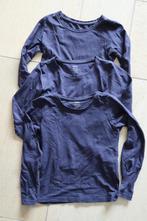 ZGAN 3x shirtje blauw Hema 122 128, Meisje, Ophalen of Verzenden, Zo goed als nieuw, Shirt of Longsleeve