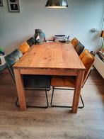 Eettafel robuust, Huis en Inrichting, Tafels | Eettafels, Ophalen, 50 tot 100 cm, Zo goed als nieuw, Vijf personen of meer