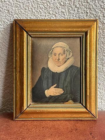 Prent op zijde Sara Andriesdochter Hessix, Frans Hals beschikbaar voor biedingen